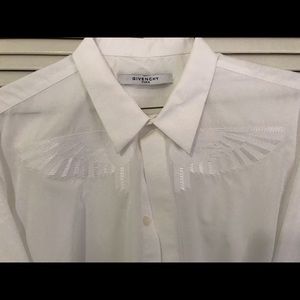 Givenchy Mens Long Sleeve Shirt Wings Of Horace